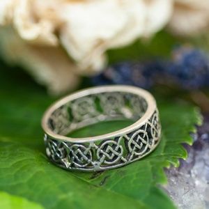 Slavic Viking Design Sterling Silver Ring